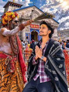 Kedarnath Ai Photo Editing by vikasedit
